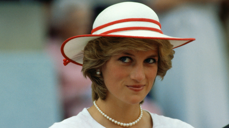 Princess Diana smiling