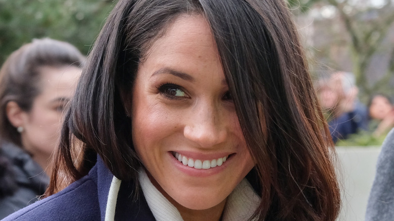 Meghan Markle smiling 