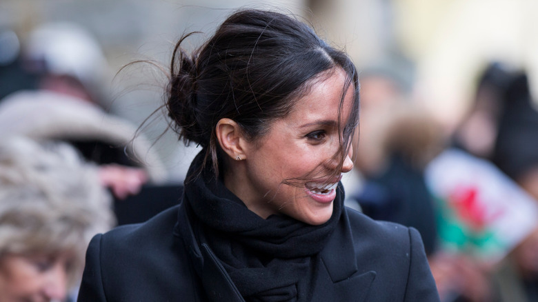 meghan markle smiling happy