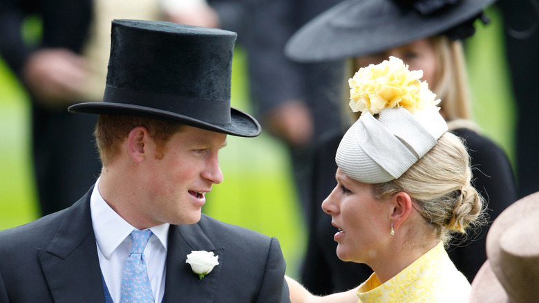 Prince Harry and Zara Tindall at Royal Ascot