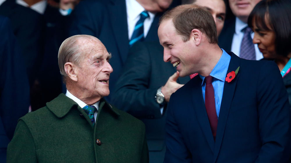 Prince Philip and Prince William