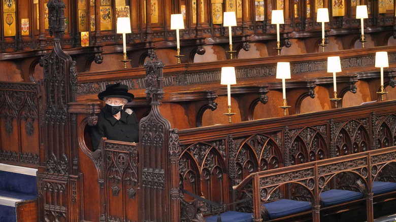 Queen Elizabeth church Prince Philip funeral