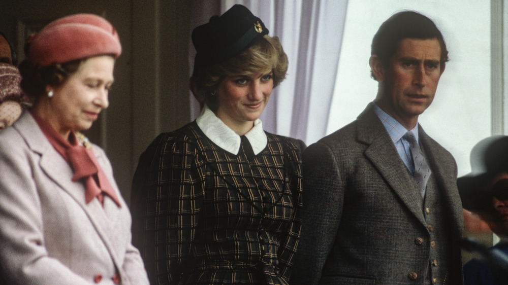 Queen, Diana, and Charles