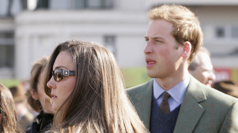 Prince William and Kate Middleton in a candid photo from 2007