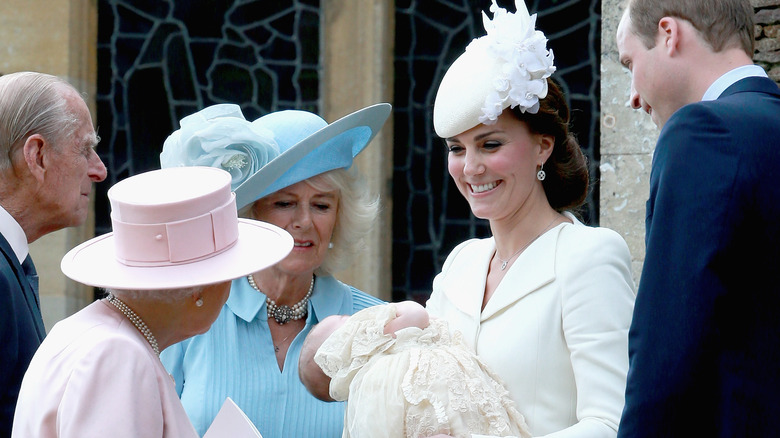 Royal family Princess Charlotte christening