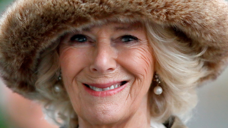 Camilla Parker Bowles smiling 