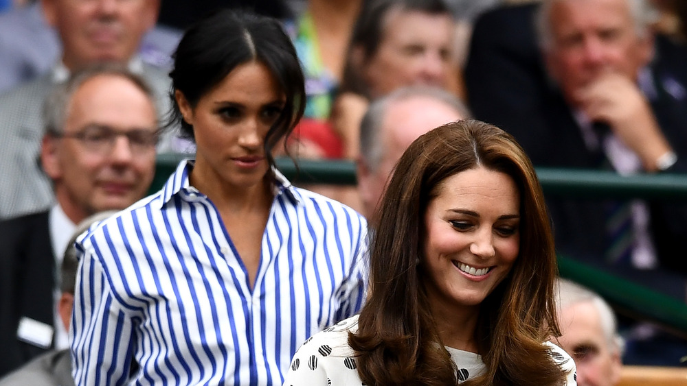 Meghan follows in Kate's footsteps