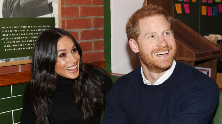 Prince Harry and Meghan Markle in Scotland. 