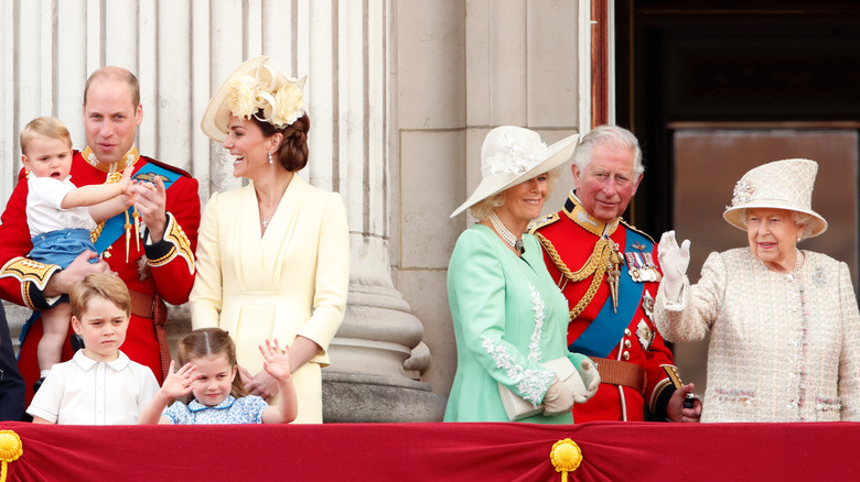 The royal family attends an event