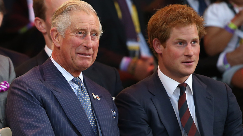 King Charles III and Prince Harry