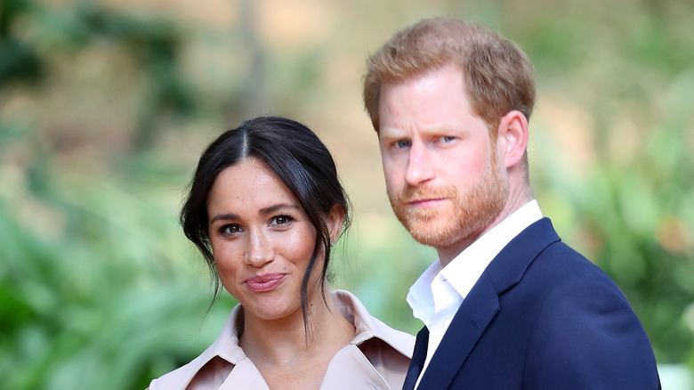 Prince Harry and wife Meghan Markle. 