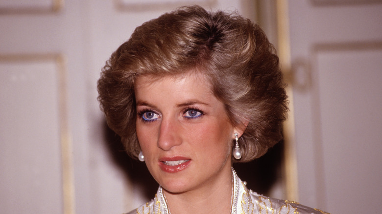 Princess Diana attends an event in Paris.