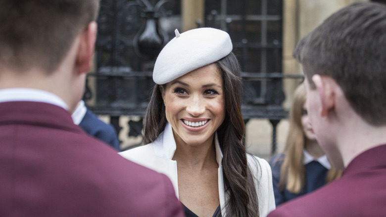 Meghan Markle smiling