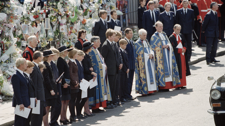 Princess Diana's funeral at Westminster Abbey