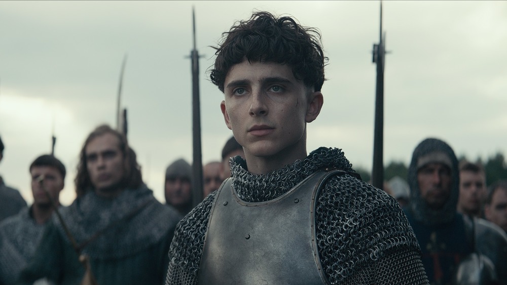 Timothee Chalamet in The King 