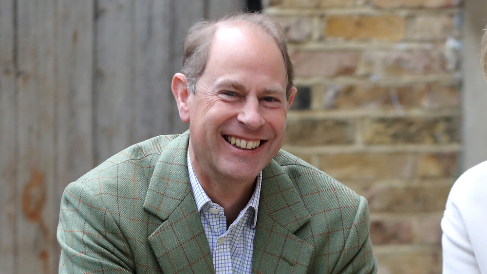 Prince Edward smiling