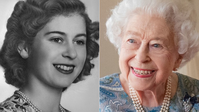 Queen Elizabeth II smiling