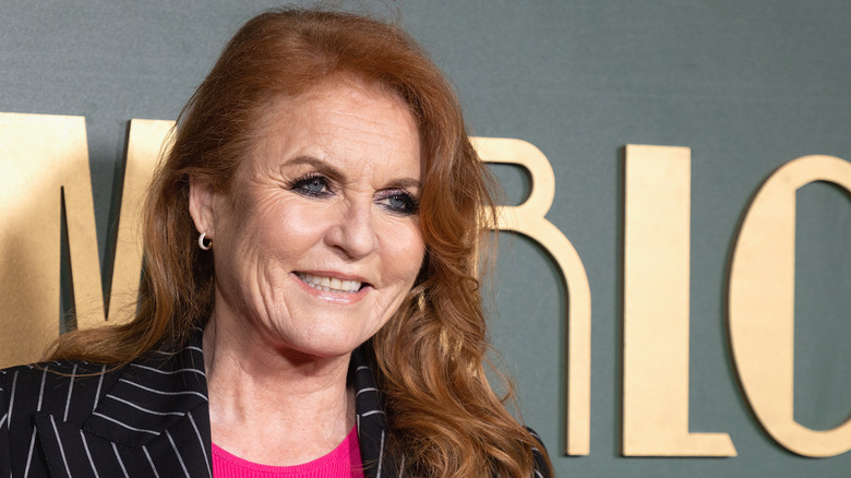 Sarah Ferguson smiles