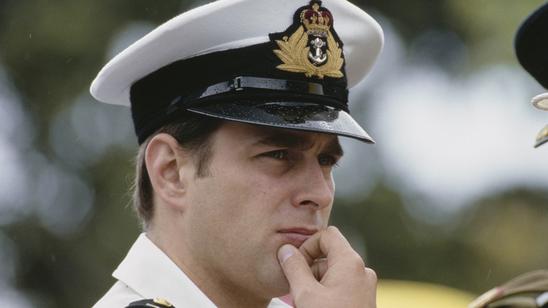 Prince Andrew in uniform, 1987