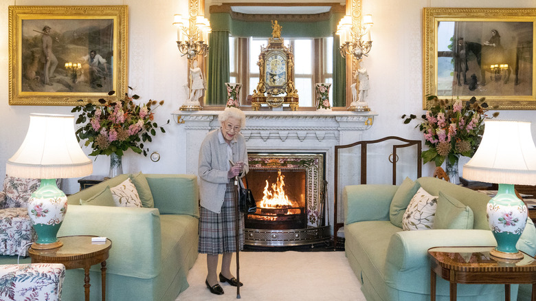 Queen Elizabeth II at Balmoral Castle 