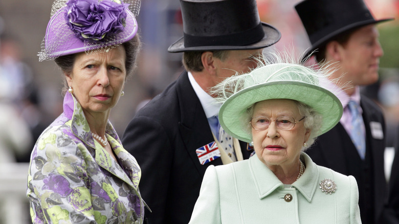 Princess Anne and Queen Elizabeth