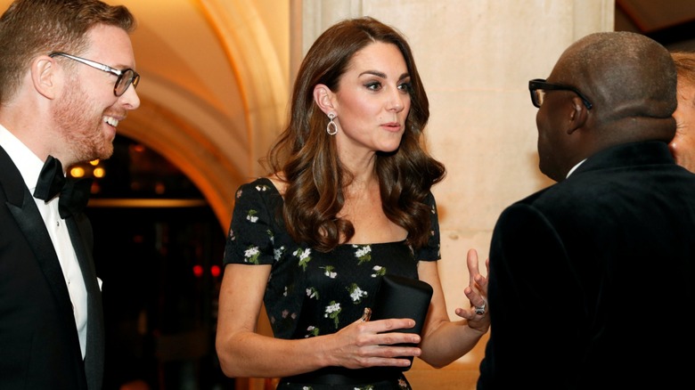 Kate Middleton talking