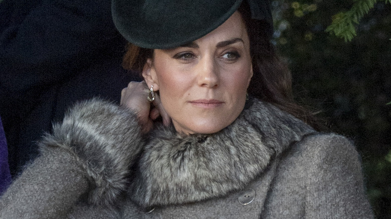 Kate Middleton in fur