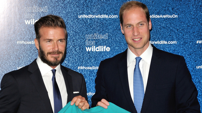 David Beckham and Prince William