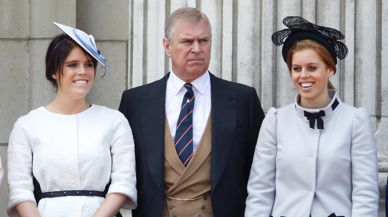 Prince Andrew, Princess Eugenie & Princess Beatrice