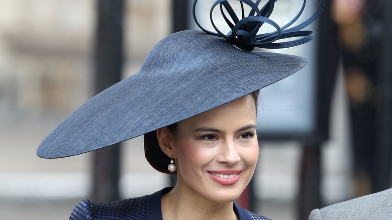 Sophie Winkleman wearing hat 