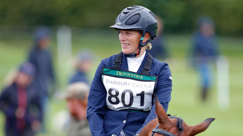 Zara Tindall on horseback 