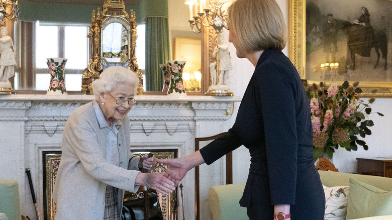 Elizabeth smiling in the last photo before she died