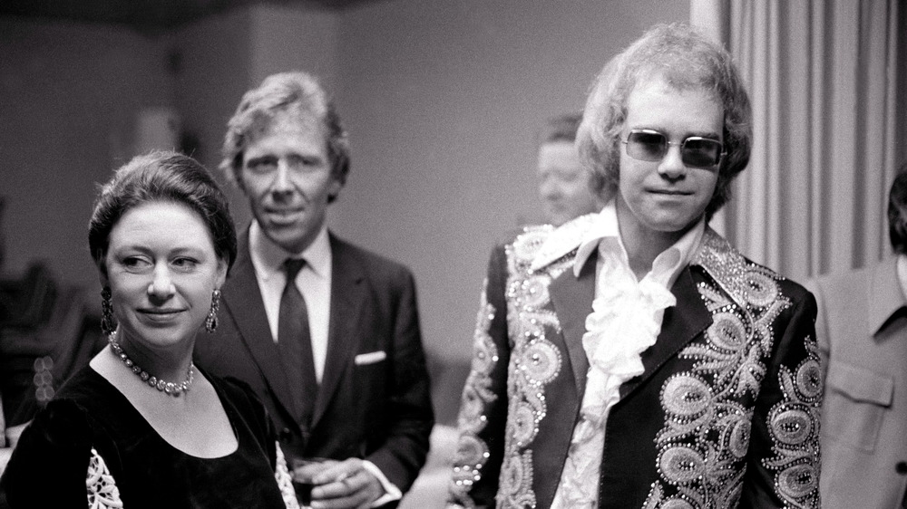 Princess Margaret and Antony Armstrong-Jones and Elton John