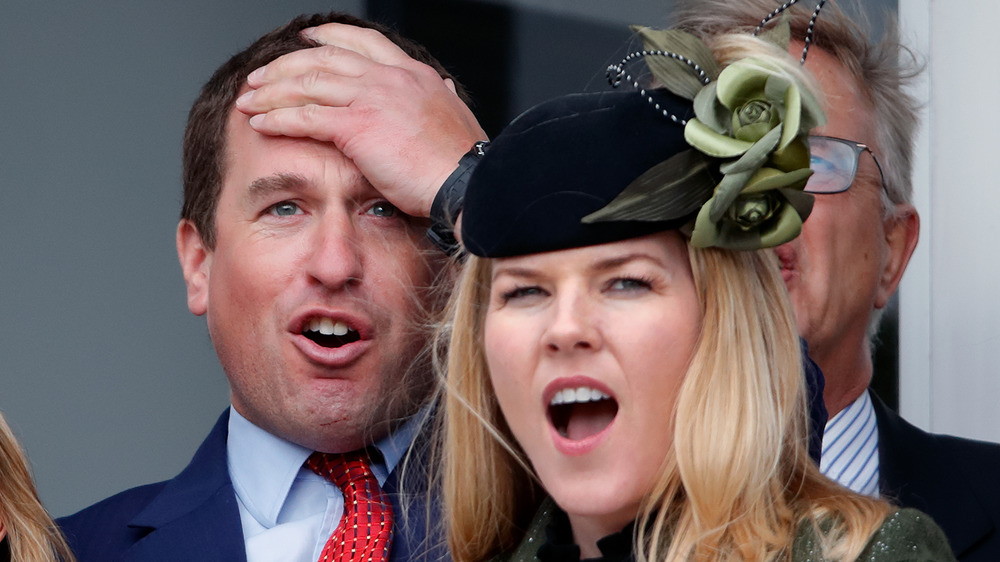 Peter and Autumn Phillips at a royal event