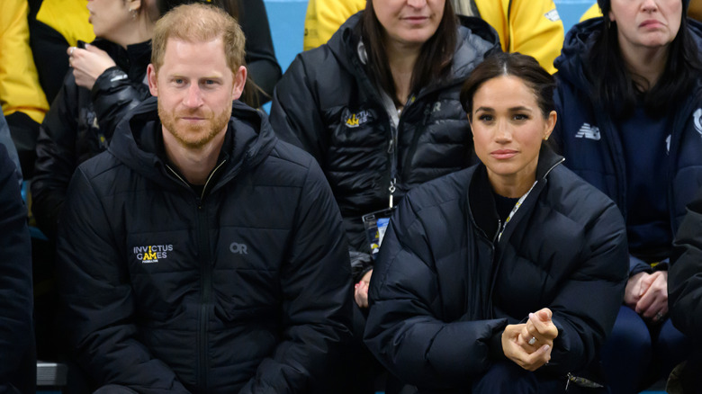 Prince Harry and Meghan Markle attending the 2025 Invictus Games