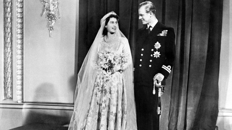 Prince Philip and then-Princess Elizabeth, 1947
