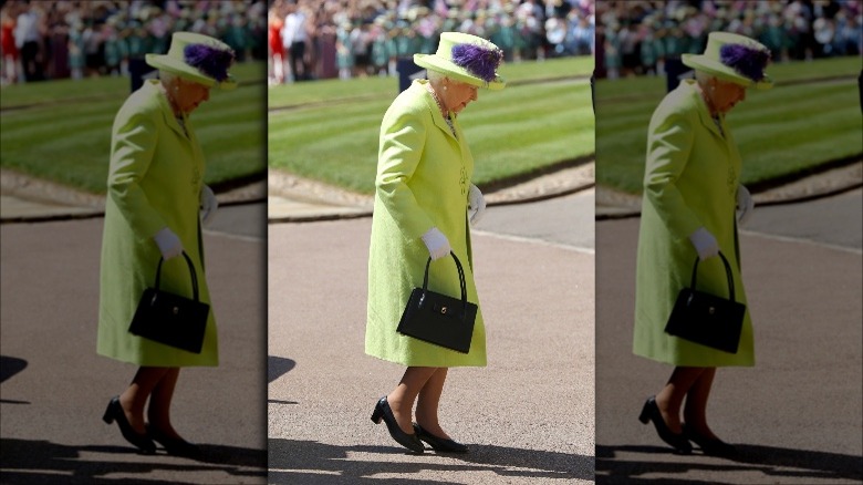 Queen Elizabeth at Harry and Meghan's wedding