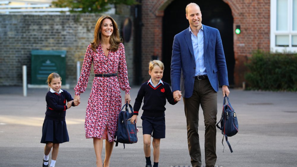 Princess Charlotte, Duchess Kate, Prince George, Prince William