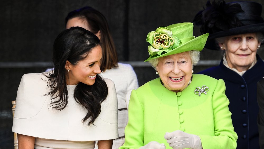 Meghan Markle and Queen Elizabeth