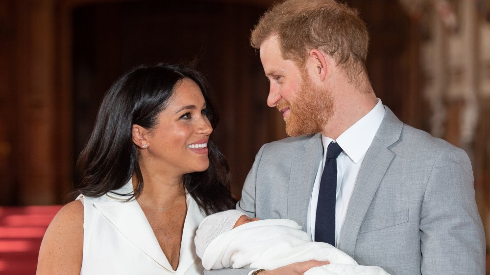 Prince Harry, Archie, and Meghan Markle