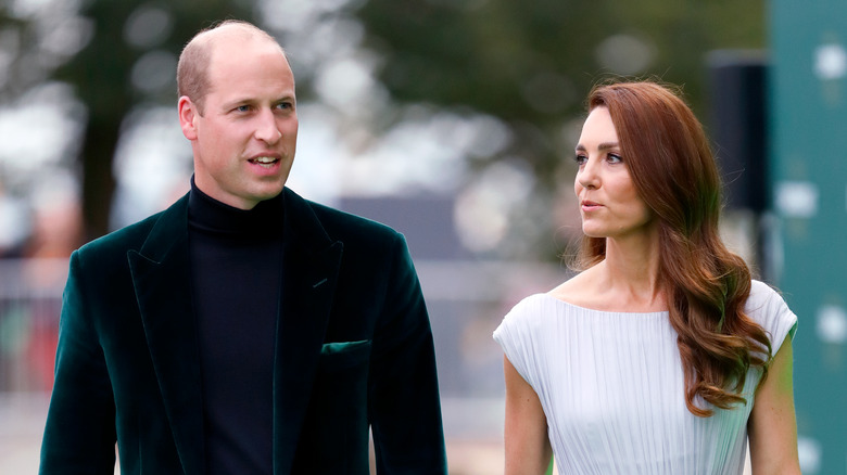 Prince William and Kate Middleton at the Earthshot Prize awards.