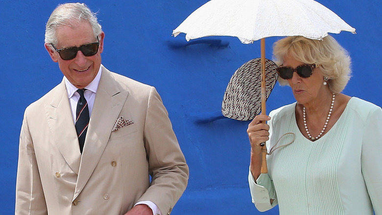 Charles and Camilla on vacation