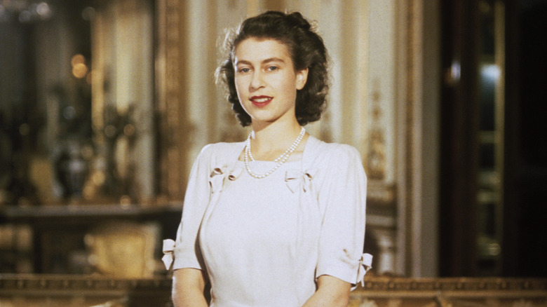 Elizabeth during her engagement