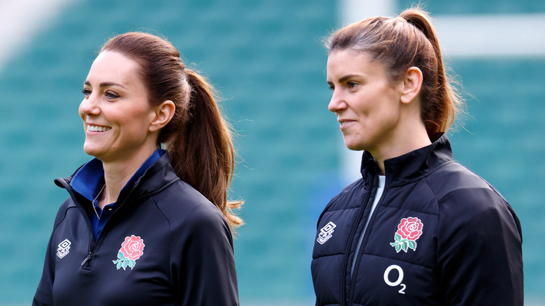 Kate Middleton & rugby player