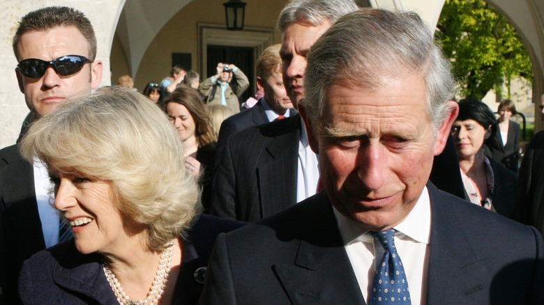 King Charles III and Camilla at an event