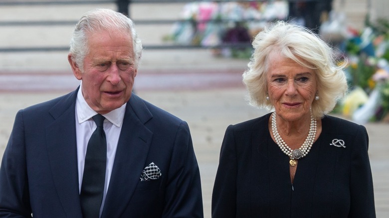 King Charles III and Camilla at an event