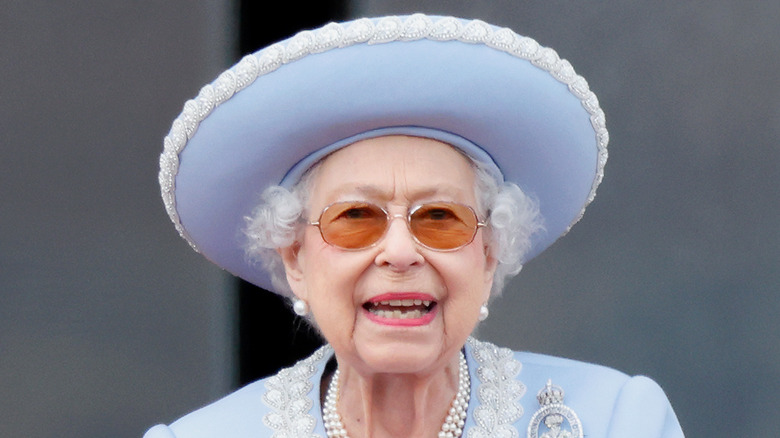 Queen Elizabeth smiling