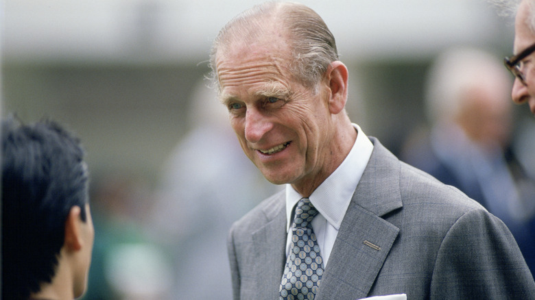 Prince Philip smiling