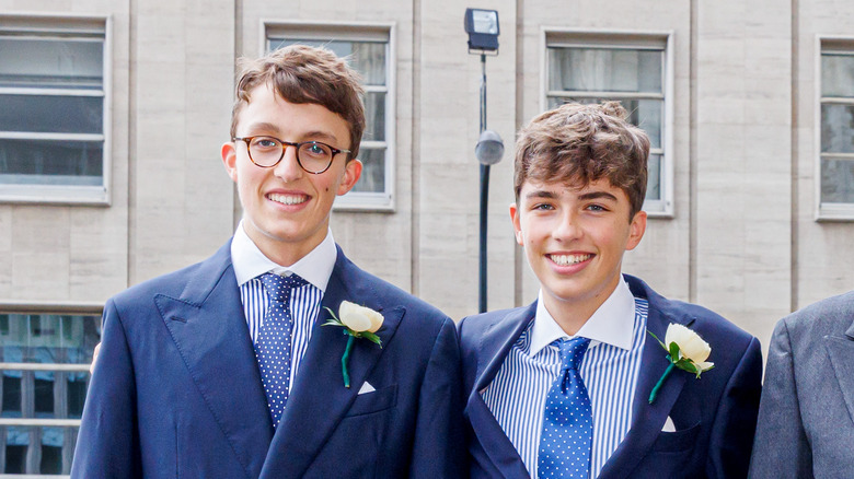 Belgium royal family posing