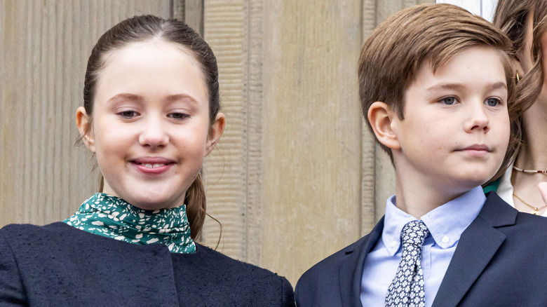 Prince Vincent and Princess Josephine smiling